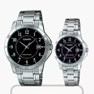 Casio Classic Black Couple Watch