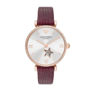 Emporio Armani Leather Ladies Watch
