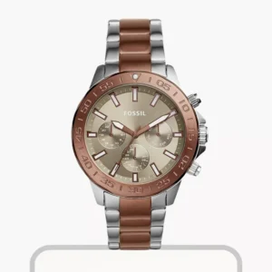 Fossil Dual Tone Gold Silver Men Watch